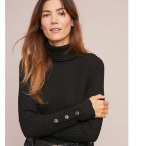 Moth by Anthropologie black turtleneck, Medium.   G